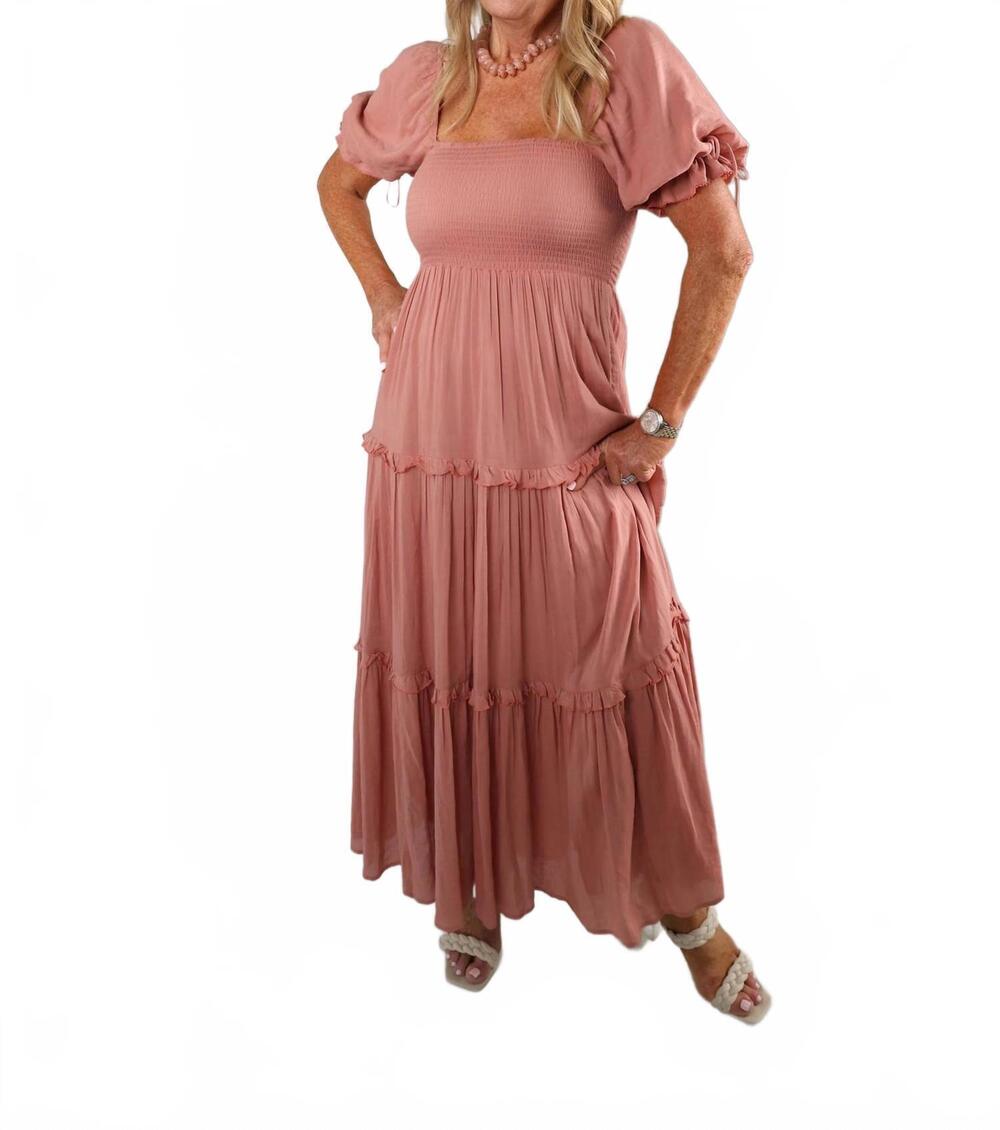 NEW Z SUPPLY women's liora maxi dress in terracotta clay